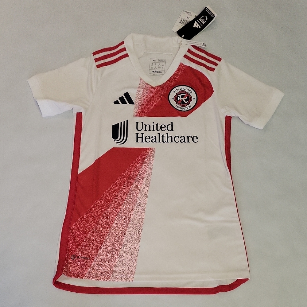 NWT Adidas Women's New England Revolution Authentic Soccer Jersey Size XS